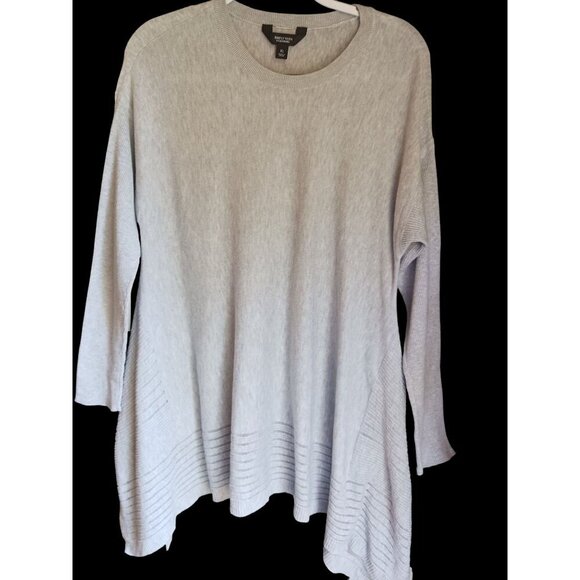 Simply Vera Vera Wang Sweater Light Gray Size XL - Picture 2 of 8